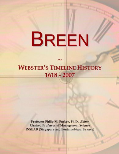 Breen: Webster's Timeline History, 1618 - 2007