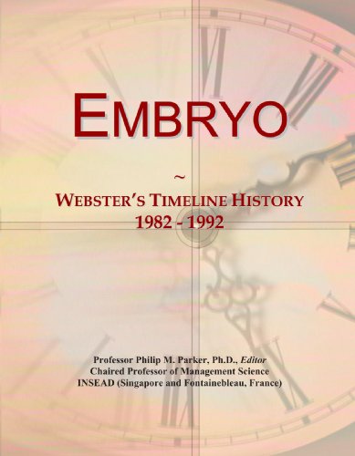 Embryo: Webster's Timeline History, 1982 - 1992