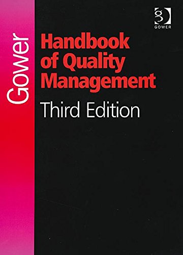Gower Handbook of Quality Management