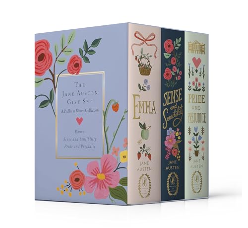 The Jane Austen Gift Set: A Puffin in Bloom 3-Book Collection: Pride and Prejudice, Emma, and Sense and Sensibility