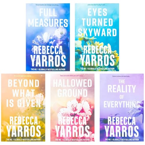 Rebecca Yarros Series Collection 5 Book Set (Full Measures, Eyes Turned Skyward, Beyond What is Given, Hallowed Ground, The Last Letter).