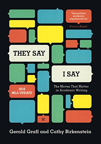 They Say, I Say (2016 MLA Update) (Turtleback School & Library Binding Edition)