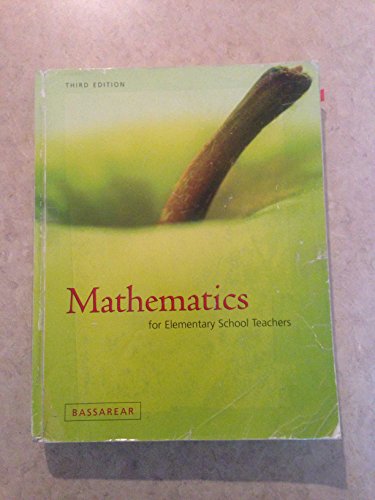 Mathematics for Elementary School Teachers