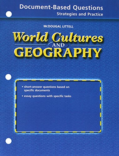 McDougal Littell World Cultures & Geography: Document Based Questions Grades 6-8