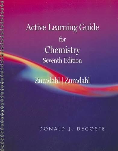 Chemistry: Active Learning Guide