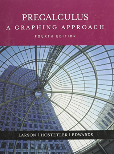 Pre-calculus, Custom Publication: A Graphing Approach