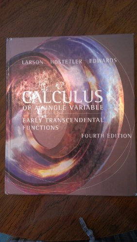 Calculus of a Single Variable: Early Transcendental Functions