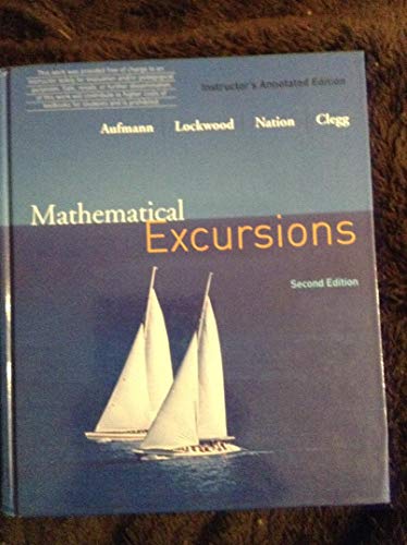 Mathematical Excursions: Instructor's Annotated Edition (2nd Edition)