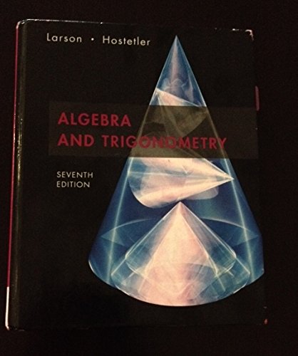 Algebra And Trigonometry