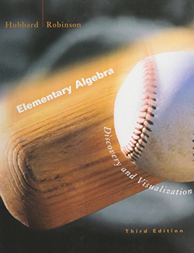 Elementary Algebra:discovery + Visualization + Hm3 Cd + Study + Solutions Manual 3rd Ed + Nolting Math Study Skills Workbook 2nd Ed