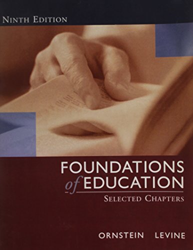 Foundations of Education, Custom Publication