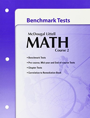 McDougal Littell Math Course 2: Benchmark Tests