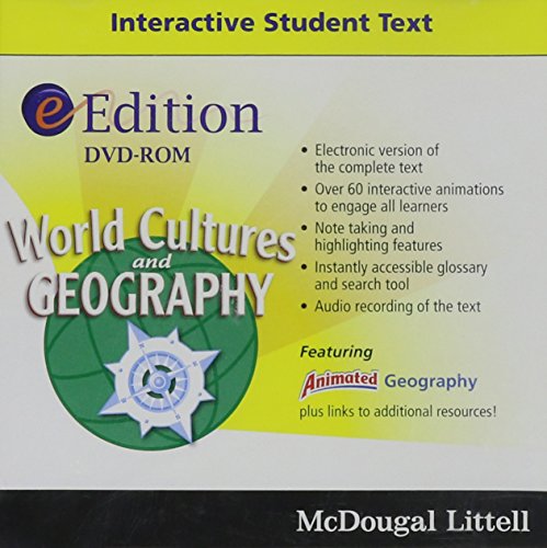 McDougal Littell Middle School World Cultures and Geography: eEdition DVD-ROM 2008