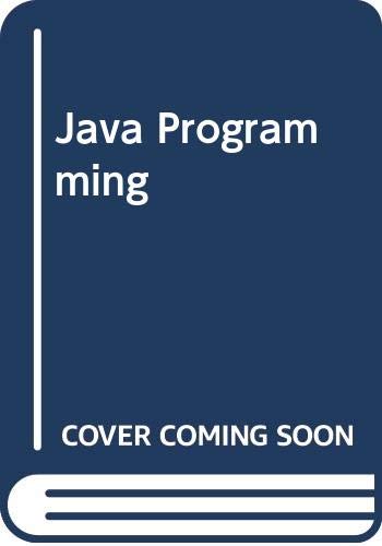 Java Programming, Second Edition