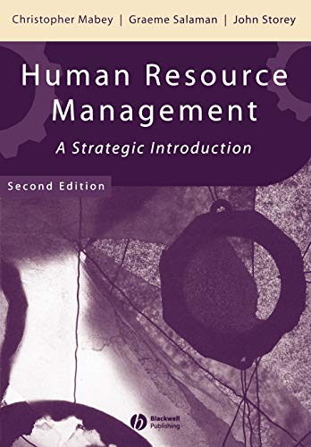 Human Resource Management: A Strategic Introduction