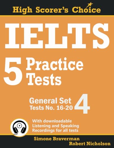 IELTS 5 Practice Tests, General Set 4: Tests No. 16-20