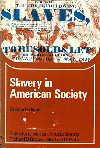 Slavery in American Society