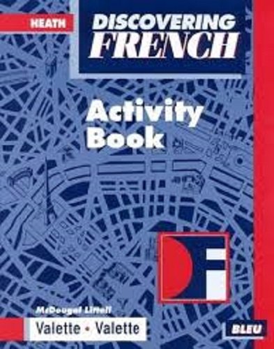 Discovering French Bleu, Activity book