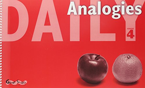 Great Source Daily Analogies: Teacher's Edition Grade 4 (Dailies-Grammer & Composition)