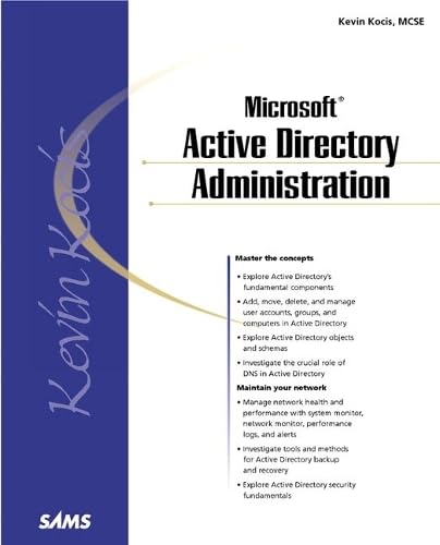 Microsoft Active Server Directory Administration (Sams White Book Series)