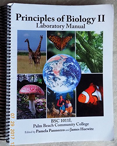 PRINCIPLES OF BIOLOGY ll, LABORATORY MANUAL BSC 10