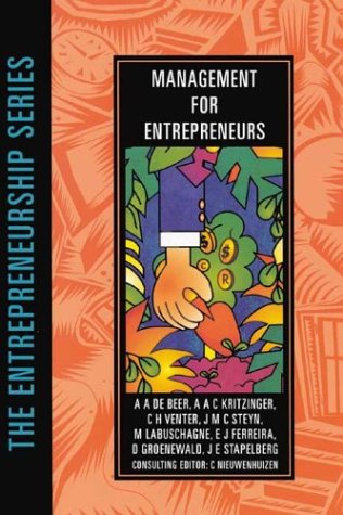 Management for Entrepreneurs (The Entrepreneurship Series)