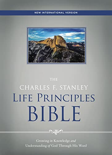 NIV, The Charles F. Stanley Life Principles Bible, Hardcover: Holy Bible, New International Version