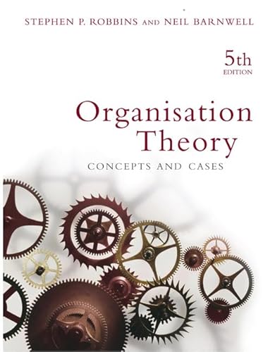 Organisation Theory: Concepts and cases