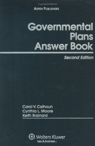 Governmental Plans Answer Book