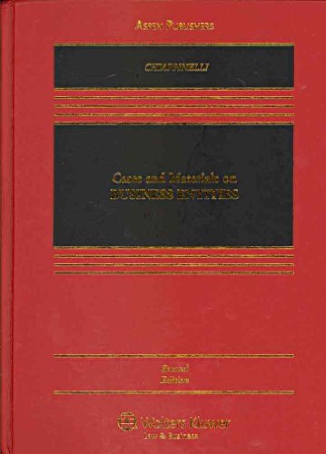 Cases and Materials on Business Entities
