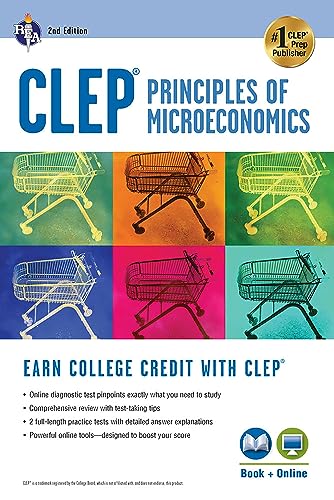 Clep(r) Principles of Microeconomics Book + Online (Clep Exams)