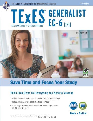 Texes Generalist Ec-6 191 W/ Online Practice Tests
