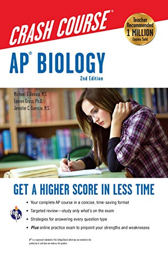 AP® Biology Crash Course, 2nd Ed., Book + Online: Get a Higher Score in Less Time (Advanced Placement (AP) Crash Course)