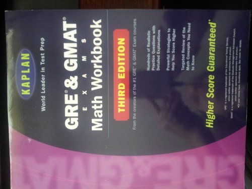 Kaplan Gre & Gmat Exams: Math Workbook