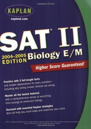 Kaplan SAT II: Biology E/M 2004-2005