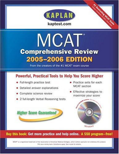 Kaplan MCAT Comprehensive Review with CD-ROM 2005-2006