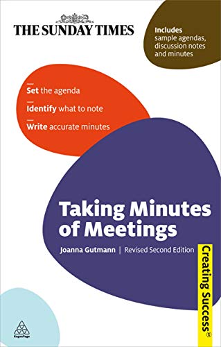 Taking Minutes of Meetings (Creating Success, 55)