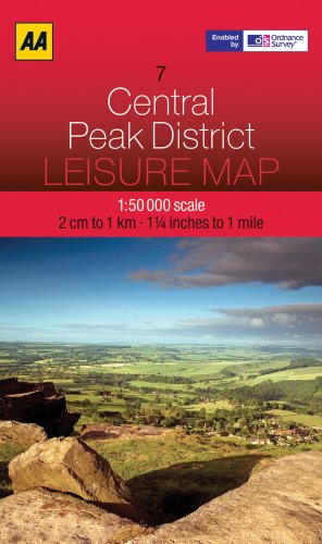Aa Central Peak District Leisure Map
