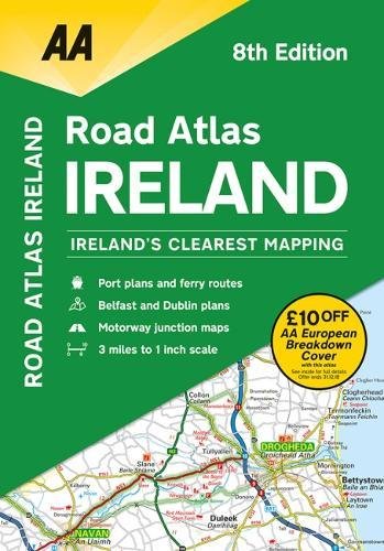 AA Road Atlas Ireland 2019