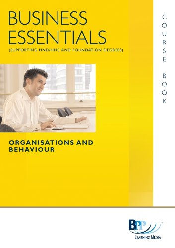 Business Essentials Organisation and Behaviour: Study Text