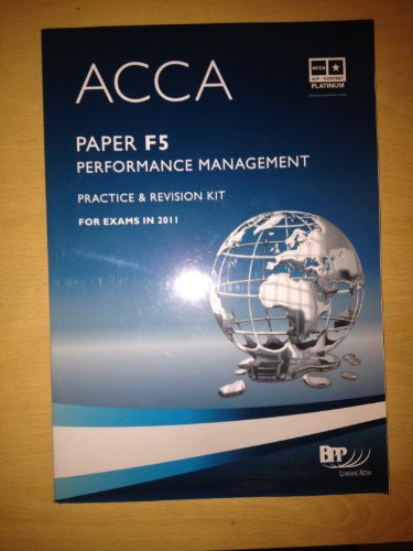 ACCA - F5 Performance Management: Revision Kit