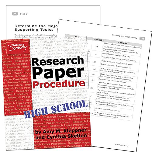 Title: Research Paper Procedure