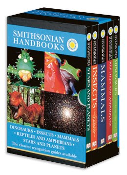 Smithsonian Handbooks Boxed Set: Dinosaurs, Insects, Mammals, Reptiles and Amphibians, Stars and Planets