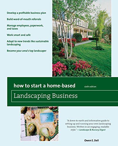 How to Start a Home-Based Landscaping Business: *Develop A Profitable Business Plan *Build Word-Of-Mouth Referrals *Handle Employees, Paperwork, And Taxes *Work Smart And Safe *Adapt To New Trends Like Sustainable Landscaping *Become Your Area's Top Landscaper