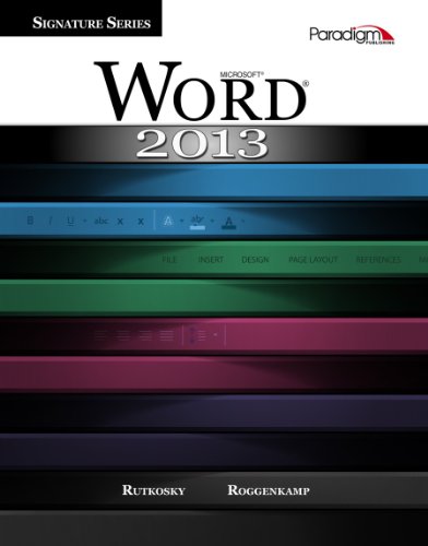 Signature Microsoft Word 2013 - Text With Data Files Cd