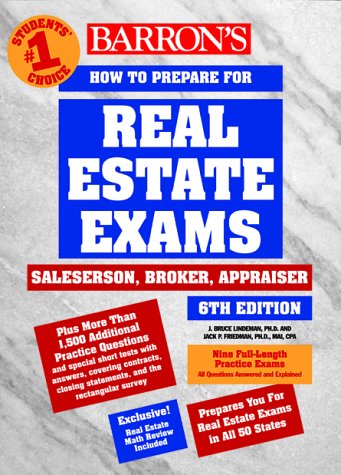 Barron's How to Prepare for the Real Estate Examination: Salesperson, Broker, Appraiser