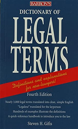 Dictionary of Legal Terms