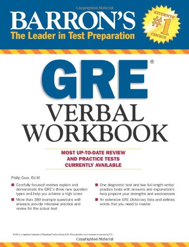 Barron's GRE Verbal Workbook