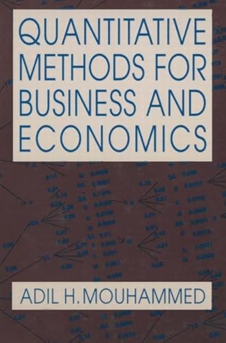 Quantitative Methods for Business and Economics