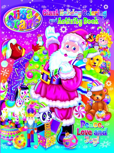 Lisa Frank Peace, Love, and Joy Holiday Giant Coloring and Activity Book